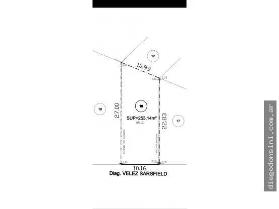 Terreno de 1 ambiente en venta en Faro Norte