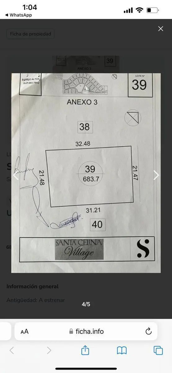 Terreno en venta en PUNTA MOGOTES