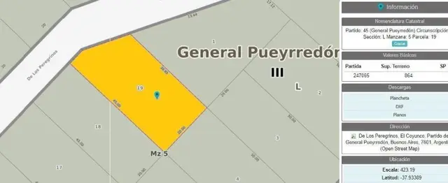 Terreno en venta en LA GLORIA DE LA PEREGRINA