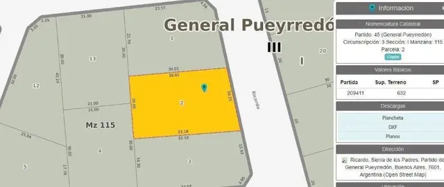 Terreno en venta en LOS PINARES