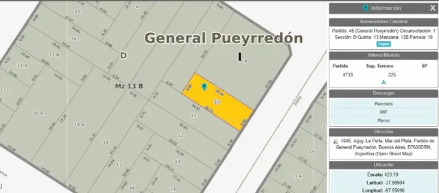 Terreno en venta en LA PERLA