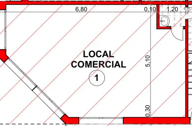 Local de 1 ambiente en venta en SARMIENTO DOMINGO FAUSTINO