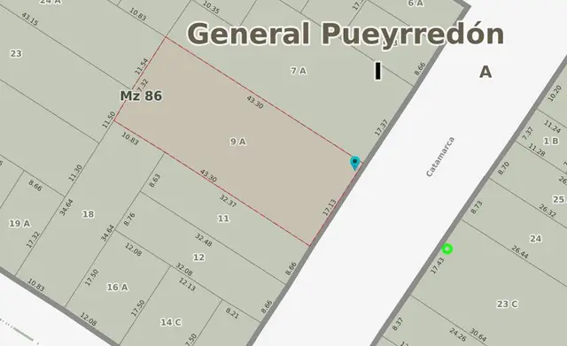 Terreno en venta en PLAZA PERALTA RAMOS