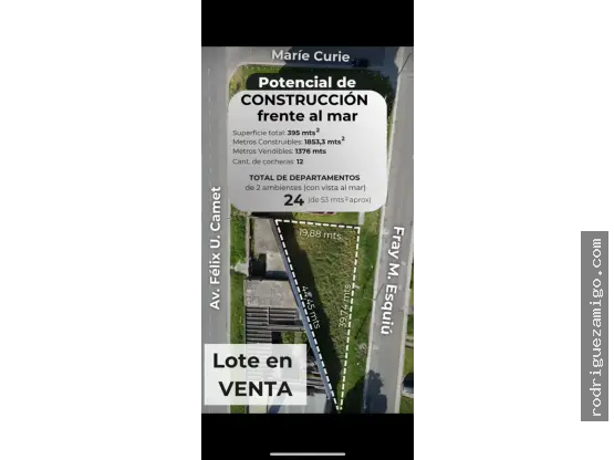 Terreno en venta en ZACAGNINI JOSE MANUEL