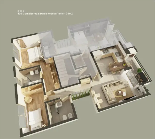 Departamento de 3 ambientes en venta en GENERAL ROCA