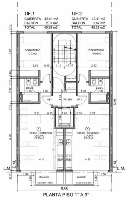Departamento de 2 ambientes en venta en Centro