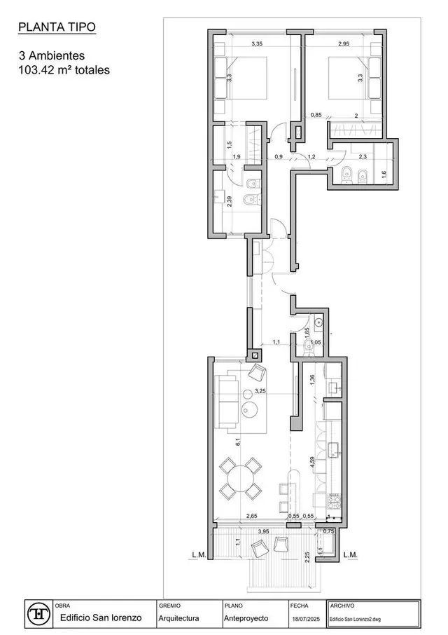 Departamento de 3 ambientes en venta en GENERAL ROCA