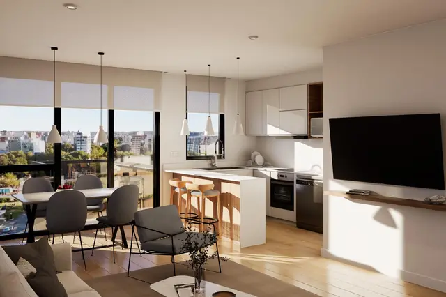 Departamento de 2 ambientes en venta en Playa Grande