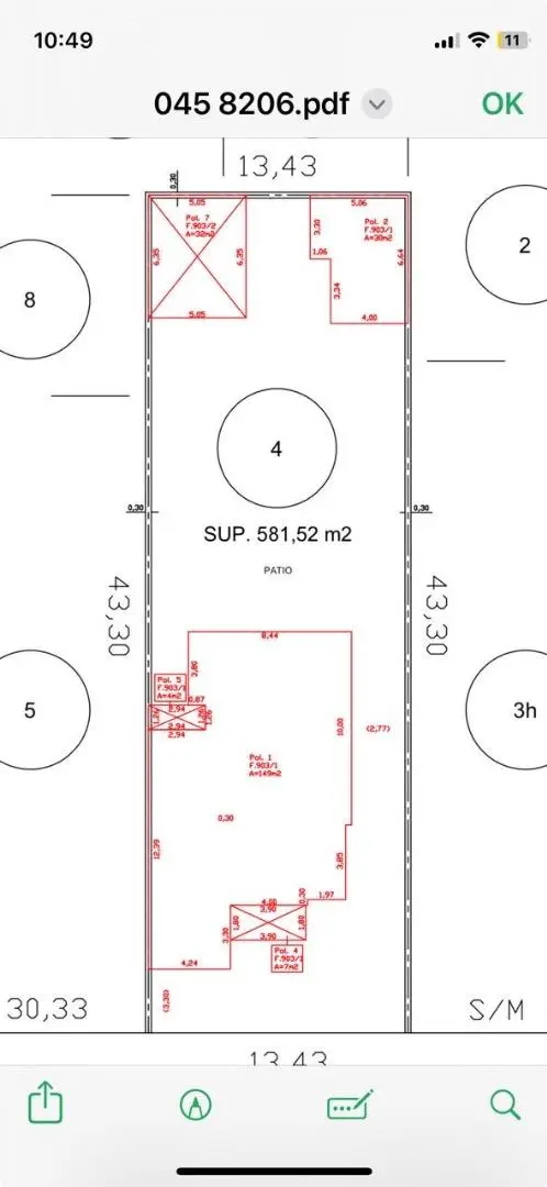 Terreno en venta en Centro