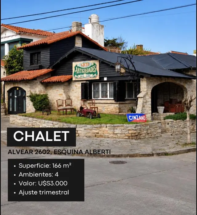 Casa de 4 ambientes en alquiler en CERRITO SUR