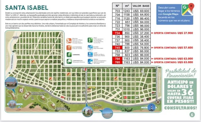 Terreno de 2 ambientes en venta en Playa Chapadmalal