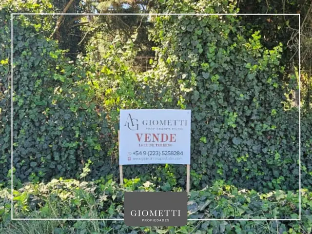 Terreno en venta en Bosque Peralta Ramos