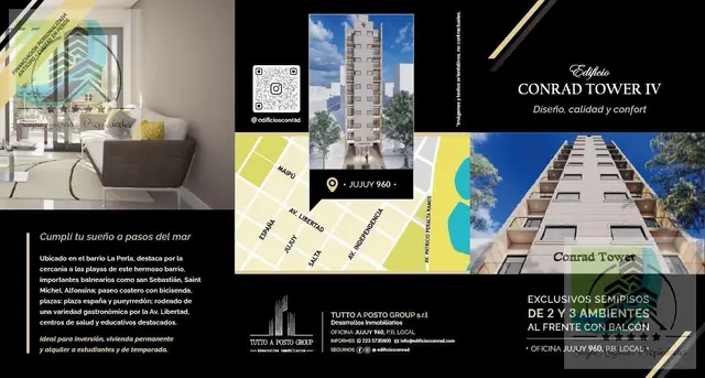 Departamento de 3 ambientes en venta en LA PERLA