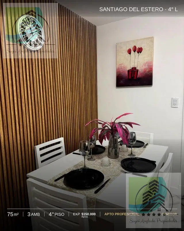 Departamento de 4 ambientes en venta en Centro