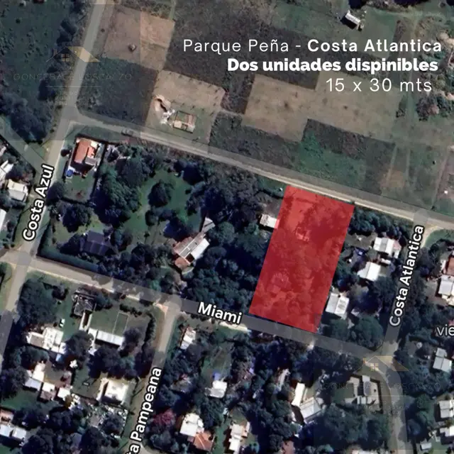 Terreno en venta en PARQUE CAMET