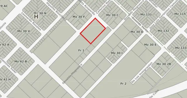 Terreno en venta en DE LA PLAZA FORTUNATO