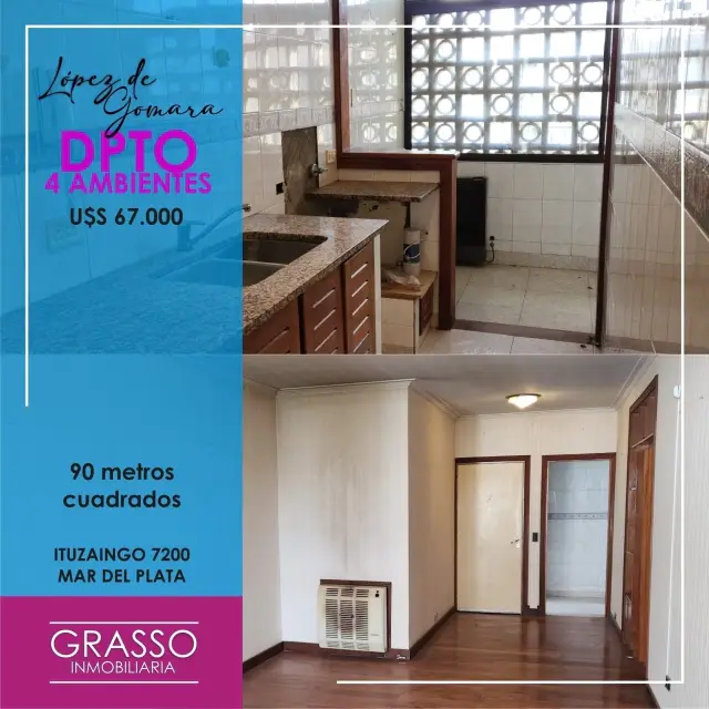 Departamento de 4 ambientes en alquiler en NUEVE DE JULIO