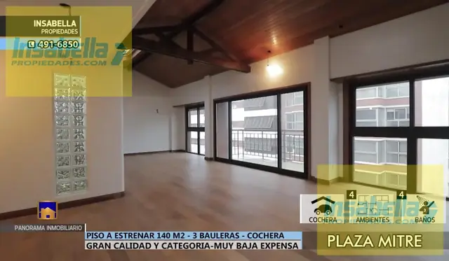 Departamento de 4 ambientes en alquiler en Centro