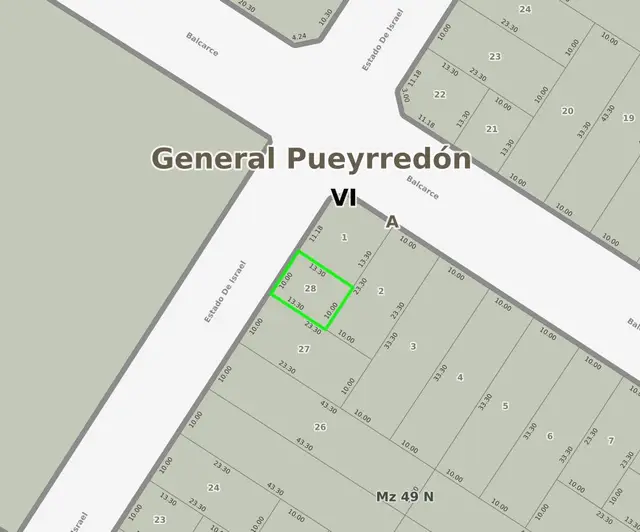 Terreno en venta en NUEVE DE JULIO