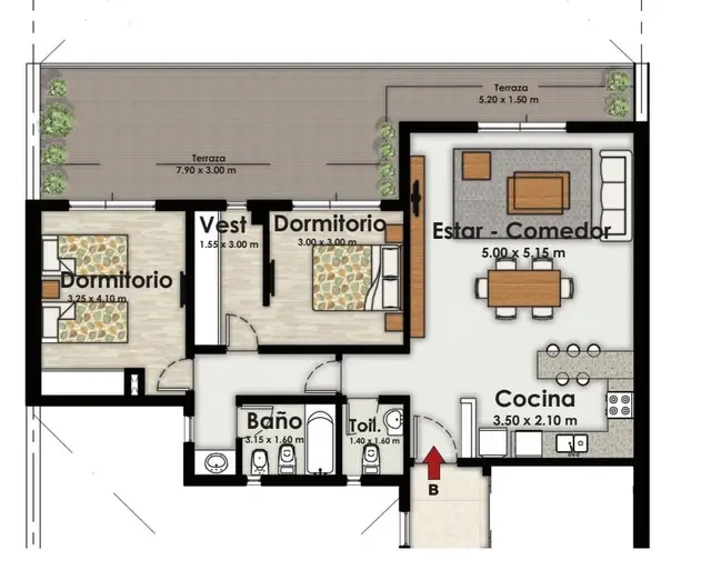 Departamento en venta en Mar del Plata