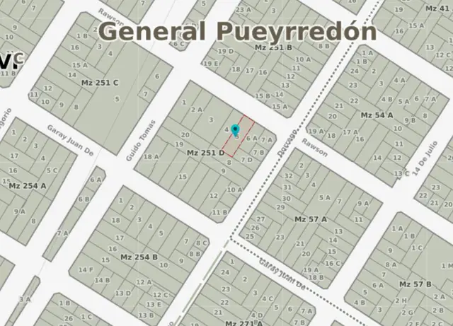 Terreno en venta en PLAZA PERALTA RAMOS
