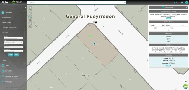 Terreno en venta en Playa Chapadmalal