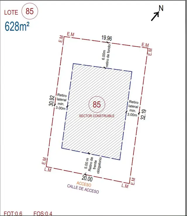 Terreno en venta en Área Centro