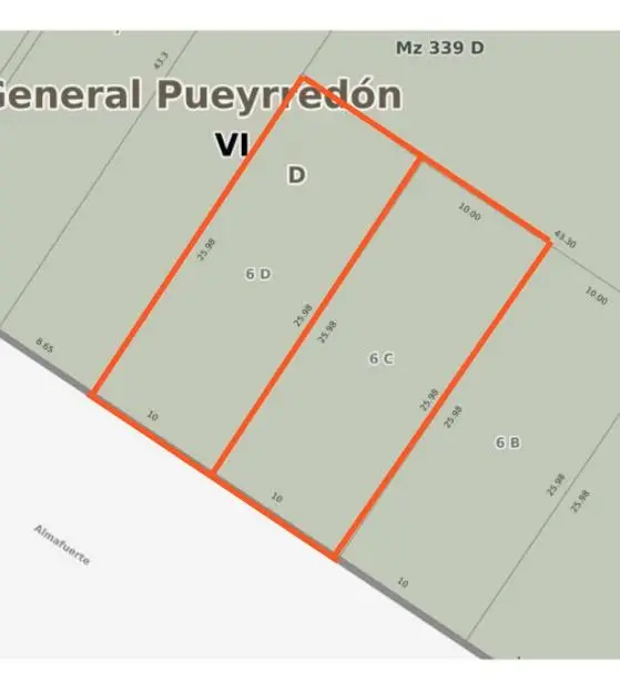 Terreno en venta en PLAYA GRANDE