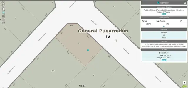 Terreno en venta en Bosque Peralta Ramos