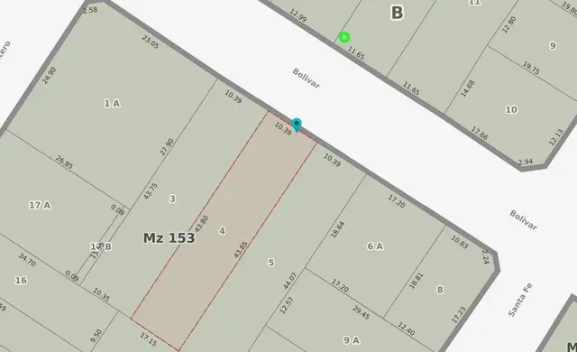 Terreno en venta en Centro