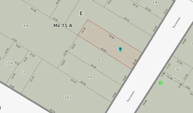 Terreno en venta en Centro