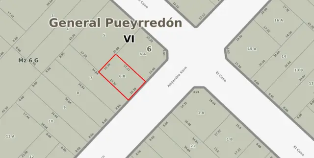 Terreno en venta en CERRITO Y SAN SALVADOR