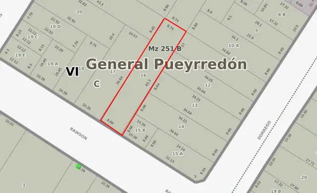 Terreno en venta en PLAZA PERALTA RAMOS