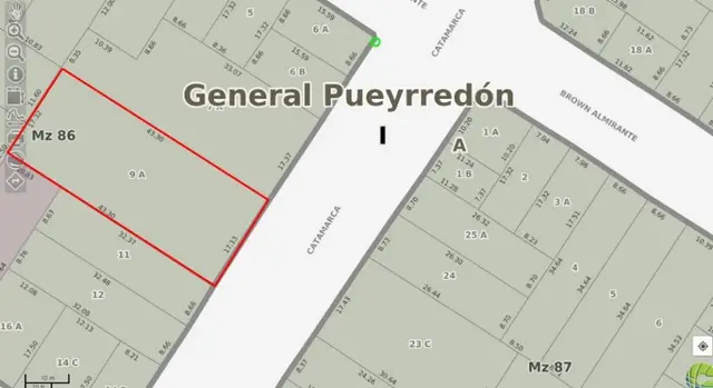 Terreno en venta en PLAZA PERALTA RAMOS