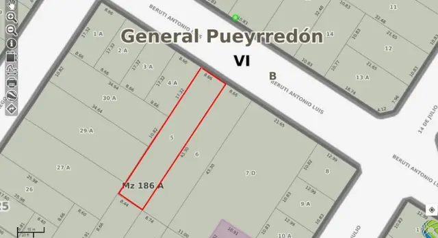 Terreno en venta en NUEVA POMPEYA