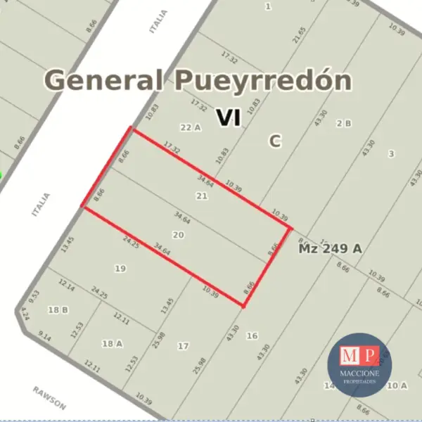 Terreno en venta en DON BOSCO