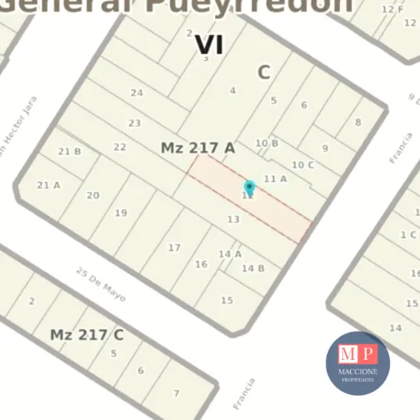 Terreno de 3 ambientes en venta en ESTACION NORTE