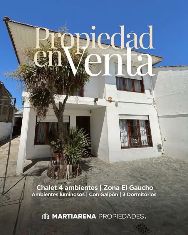 Casa de 5 ambientes en venta en EL GAUCHO