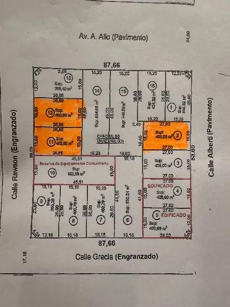 Terreno en venta en CORONEL DORREGO
