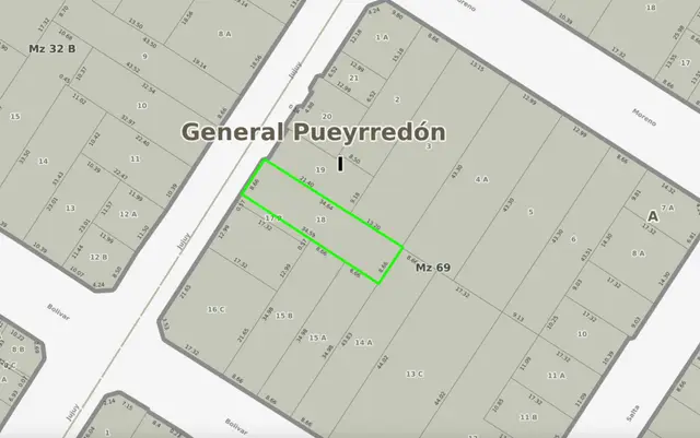 Terreno en venta en Centro