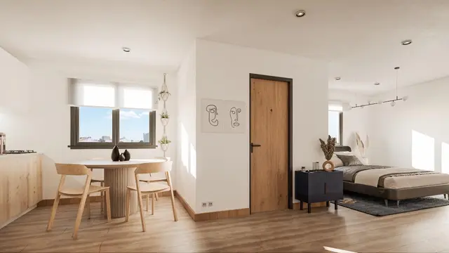 Departamento de 1 ambiente en venta en Constitución