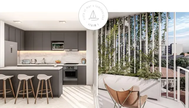 Departamento de 2 ambientes en venta en LA PERLA