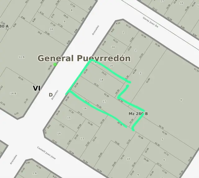 Terreno en venta en ESTACION TERMINAL (ALDREY)