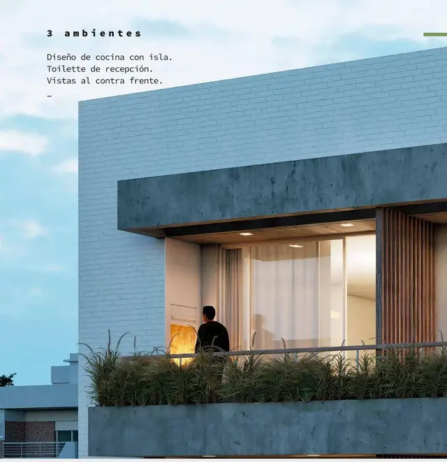 Departamento de 3 ambientes en venta en ESTACION TERMINAL (ALDREY)
