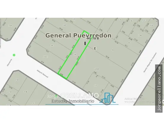 Terreno de 1 ambiente en venta en ESTACION TERMINAL (ALDREY)