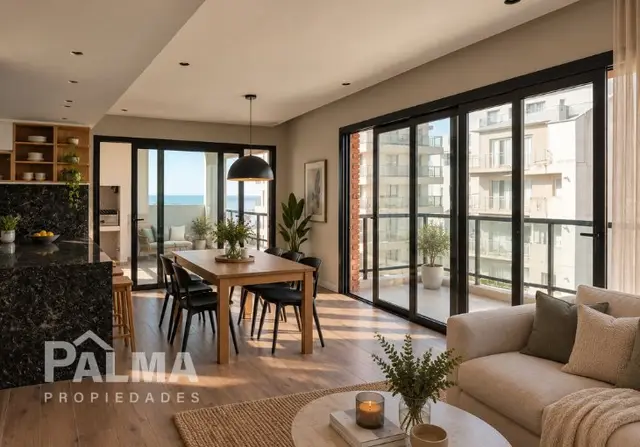 Departamento de 4 ambientes en venta en Playa Grande