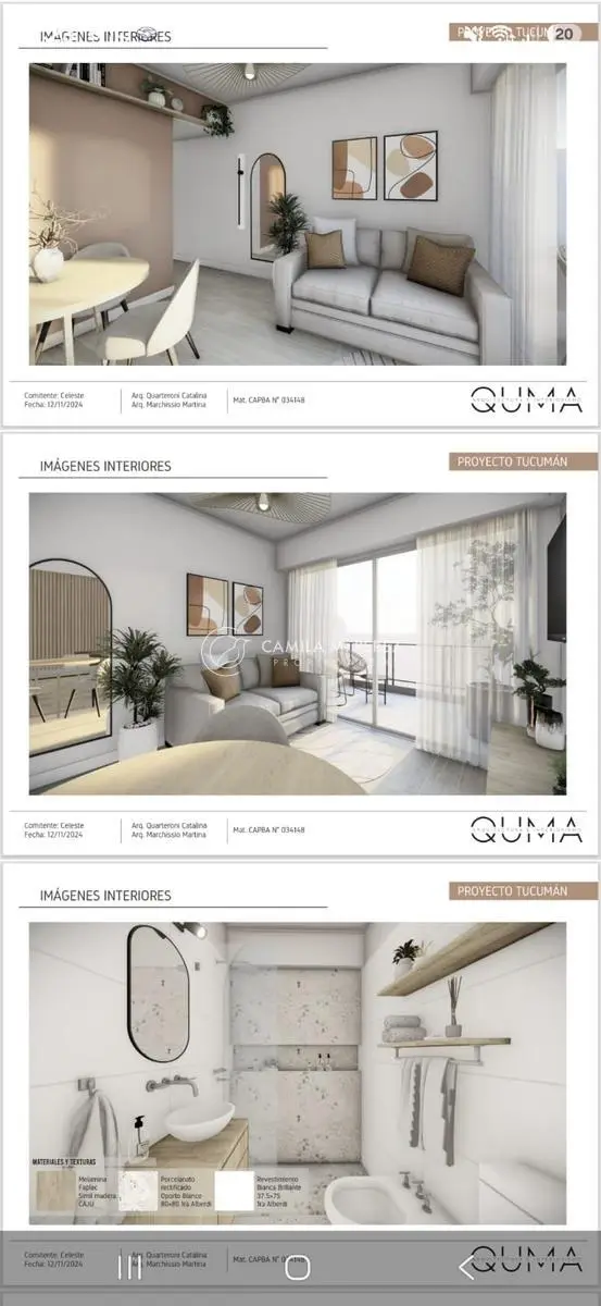Departamento de 2 ambientes en venta en Centro