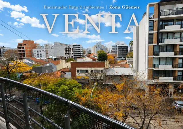 Departamento de 2 ambientes en venta en Güemes