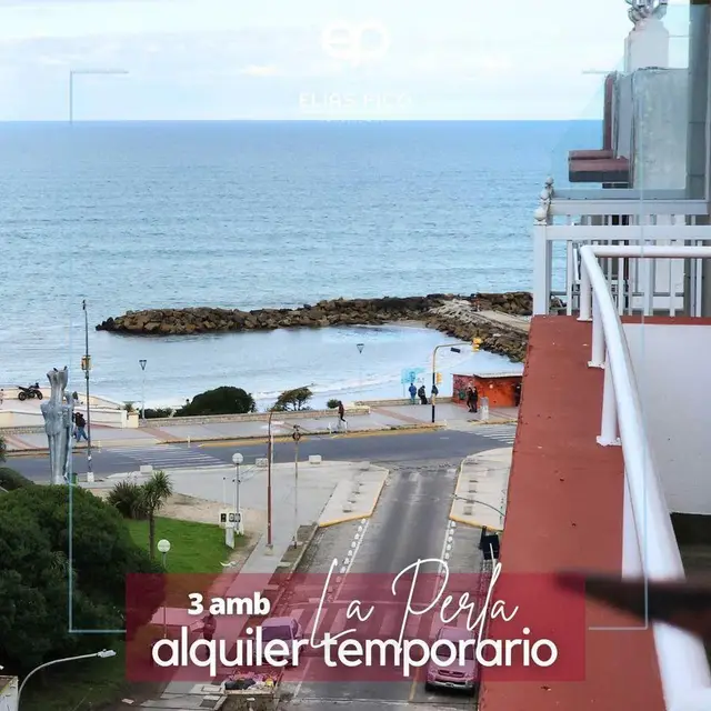 Departamento de 3 ambientes en alquiler temporario en LA PERLA