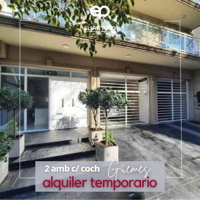 Departamento en alquiler temporario en Área Centro